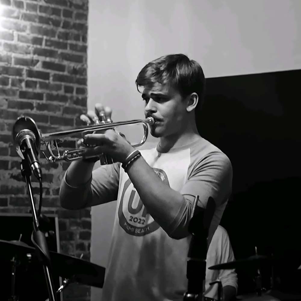 Trumpet teacher Davis Ginn